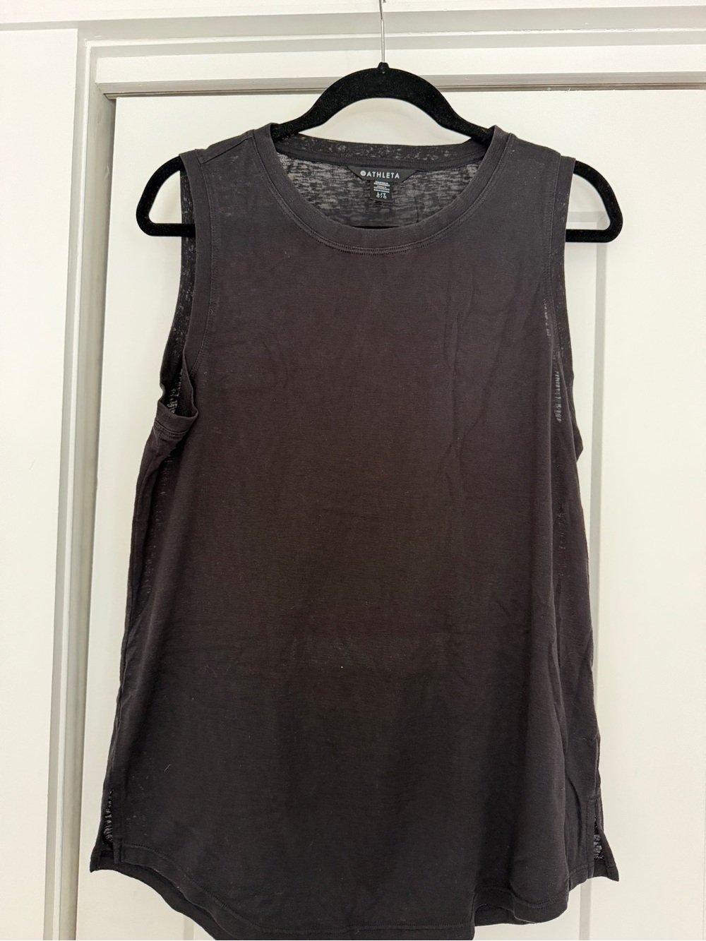 Athleta Black Breezy Sleeveless Tank Top